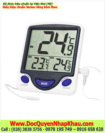 Nhiệt kế Vaccine Monitor -50 đến 70 độ C, 4148 Jumbo Traceable® Thermometer chính hãng 