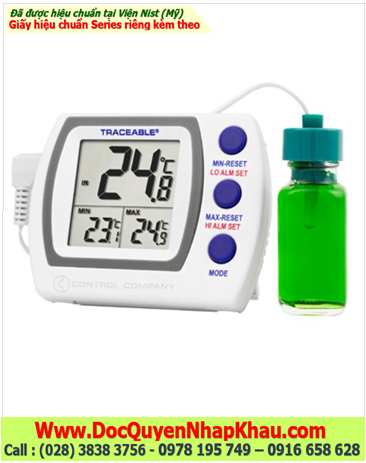 Nhiệt kế tủ lạnh-tủ đông –50 đến 70°C, 4227 Memory Monitoring Plus™ Traceable®  Thermometer