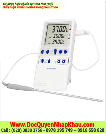 Nhiệt kế MinMax 25.00 °C, 4243 Extreme-Accuracy Traceable® Thermometer chính hãng 