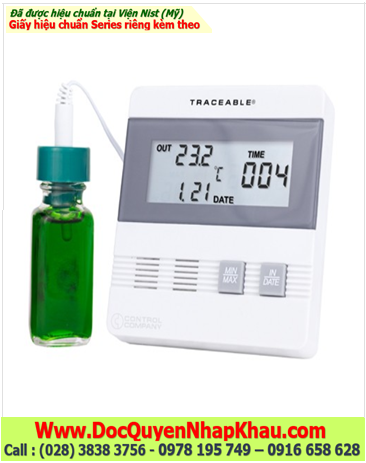 Traceable 4305, Nhiệt kế MinMax –40.0 to 80.0°C, 4305 Memory Traceable® Thermometer