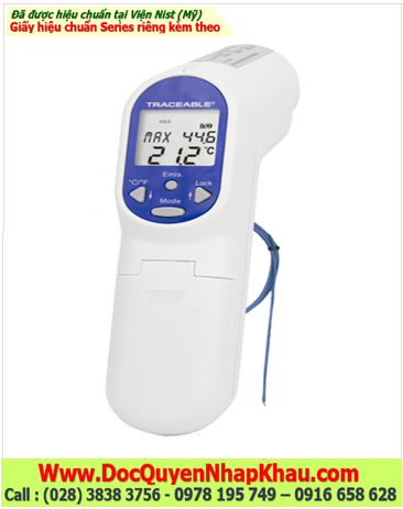 Traceable 4482, Nhiệt kế hồng ngoại với dải đo –60°C đến 500°C Traceable® 4482 Infrared Thermometer w/ Type-K Probe