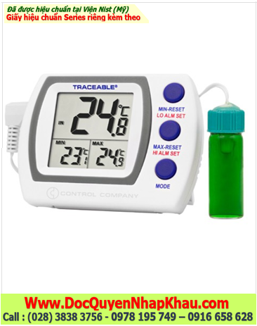 Nhiệt kế tủ lạnh-tủ đông –50 đến 70°C, 4627 Memory Monitoring Plus™ Traceable® Thermometer 