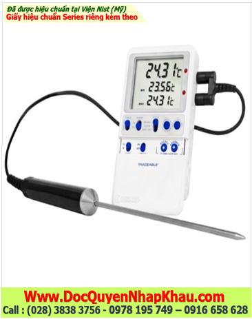 Nhiệt kế MinMax –100.00 to 199.99°C, 6410 Platinum High-Accuracy Traceable® Freezer Thermometer