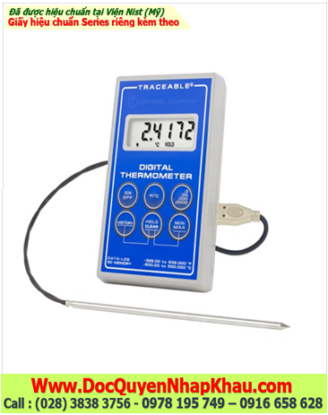 Nhiệt kế MinMax –200.00 to 500.000°C, 6413 Traceable® Platinum Ultra-Accurate Digital Thermometer