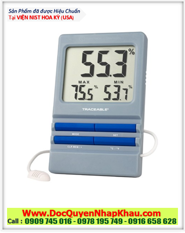 Traceable 4154, Nhiệt kế với dải đo 0°C đến 60°C, 4154 Traceable@ RH/Temperature Monitoring Hygrometer