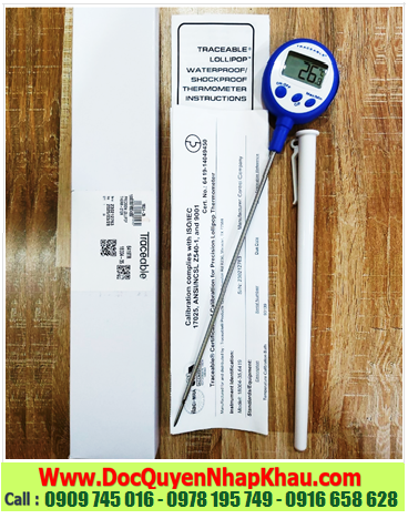 Traceable 6419, Nhiệt kế –50 đến 250°C Traceable 6419 Precision Traceable Lollipop Thermometers |HÀNG CÓ SẲN