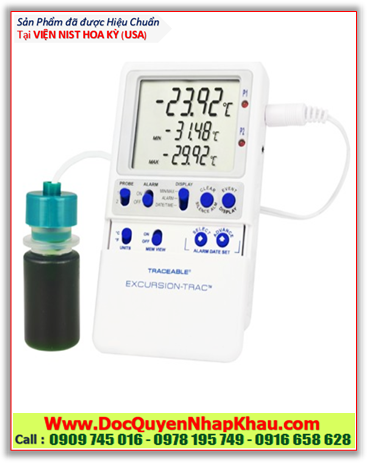Traceable 6450 Nhiệt kế tủ lạnh-tủ đông –50°C đến 70°C, 6450 Excursion-Trac™ Traceable® Datalogger Thermometer