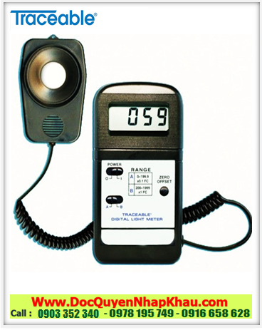 Traceable@ 3248; Máy đo cường độ ánh sáng Traceable@ 3248 Pocket Digital Light Meter (0 đến 199.9 Fc, 200 đến 1,999 Fc) chính hãng 