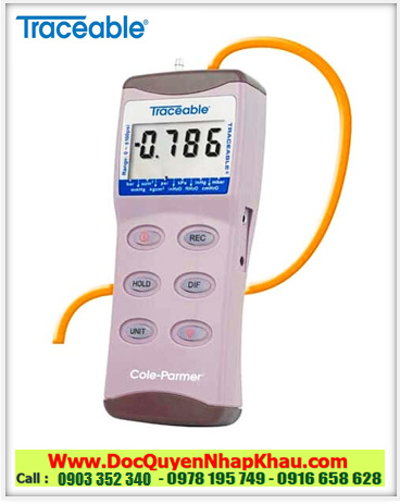 Traceable 3460 Digital Manometer ±5 psi, Đo Áp suất đường Ống/Áp suất chân không/Chênh Áp with Calibration