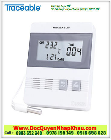 Traceable 4105, Nhiệt kế MinMax –40.0 to 80.0°C, 4105 Memory Traceable® Thermometer