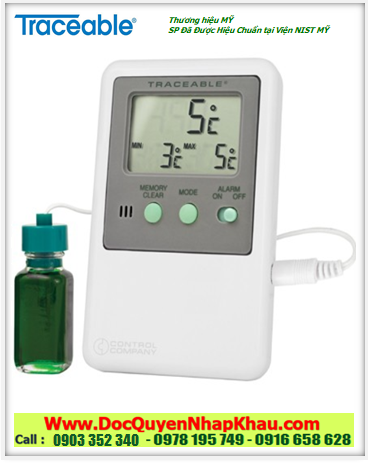 Traceable@ 4127, Nhiệt kế tủ lạnh - tủ đông –50 đến 70°C Traceable @ 4127 Digital Memory Monitoring 
