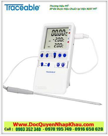 Nhiệt kế MinMax 0.00 °C, 4241 Extreme-Accuracy Traceable® Thermometer chính hãng 