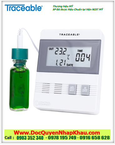 Traceable 4305, Nhiệt kế MinMax –40.0 to 80.0°C, 4305 Memory Traceable® Thermometer