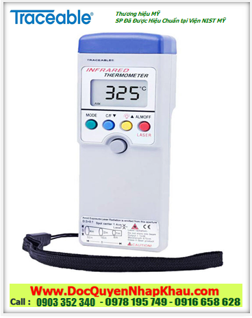 Traceable 4472, Nhiệt kế hồng ngoại –20°C đến 420°C, 4472 Traceable @ Infrared Memory and Alarm Thermometer