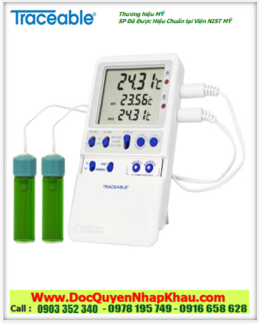 Traceable@ 4539, Nhiệt kế MinMax –50 to 70°C, Traceable@ 4539 Hi-Accuracy Traceable® Thermometer