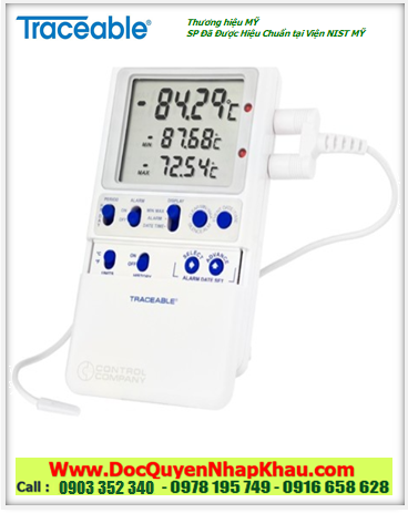 Nhiệt kế MinMax –100.00 to 70.00°C, 6411 Platinum High-Accuracy Traceable® Freezer Thermometer