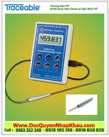 Nhiệt kế MinMax –200.00 to 500.000°C, 6413 Traceable® Platinum Ultra-Accurate Digital Thermometer
