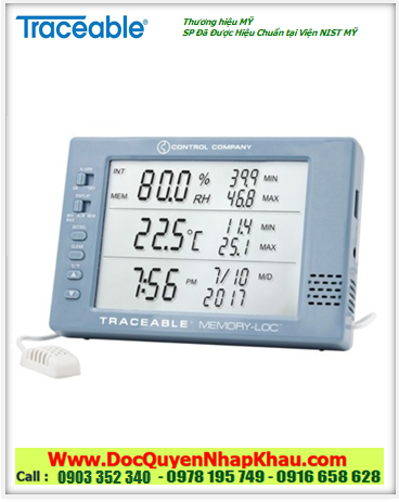 Ẩm kế đo 0% đến 95%RH, 6454 Memory-Loc™ Datalogging Traceable® Hygrometer