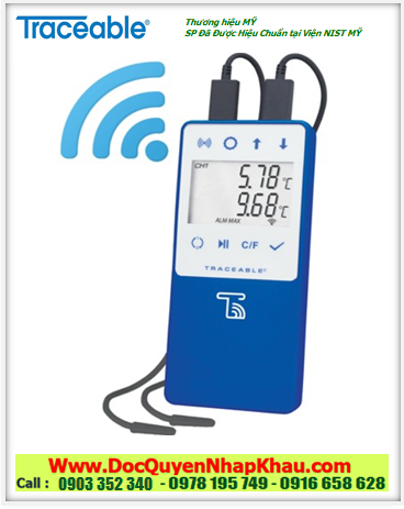 Nhiệt kế tủ lạnh-tủ đông -50.00º đến 60.00ºC, 6502 TraceableLIVE® Datalogger Thermometer
