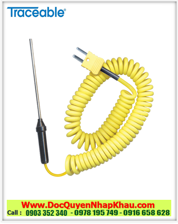 Phụ kiện đầu dò que thăm Nhiệt độ K, 8595 Stainless-Steel Type K Probe