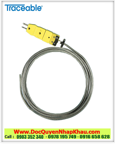 Phụ kiện đầu dò que thăm nhiệt -73 to 982°, 8613 High-Temperature Type-K braided Probe
